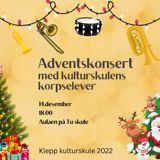 Adventskonsert: 
Elevar fra skulekorpsa i Klepp spiller