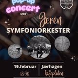 pop-up  konsert med Jæren symfoniorkester
Kafeplata - Jærhagen